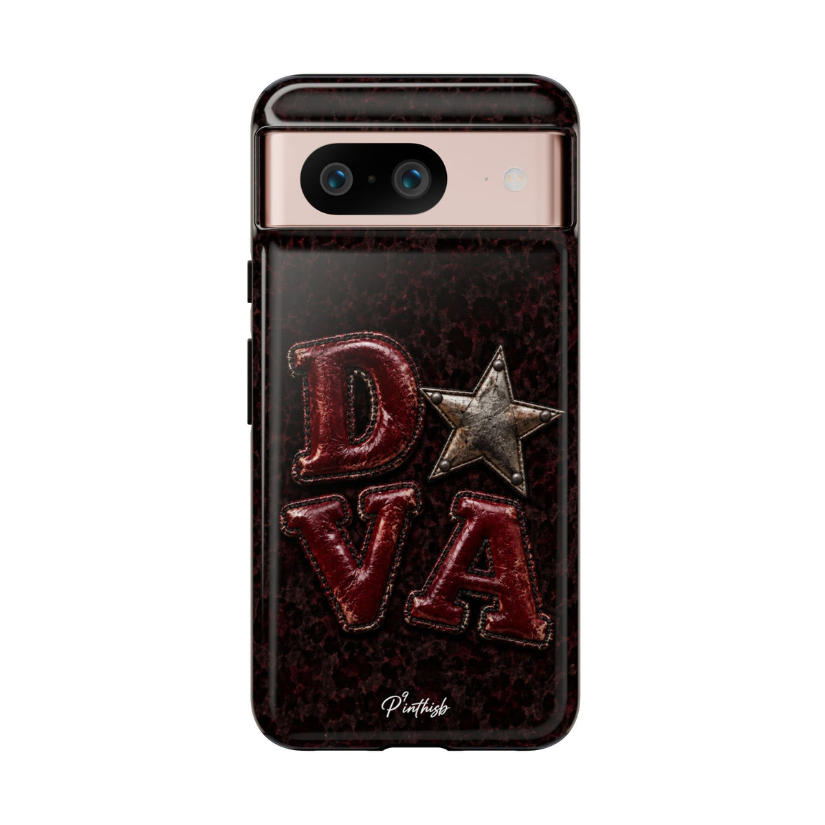 Geometric Blue Diamond Tough Phone Case