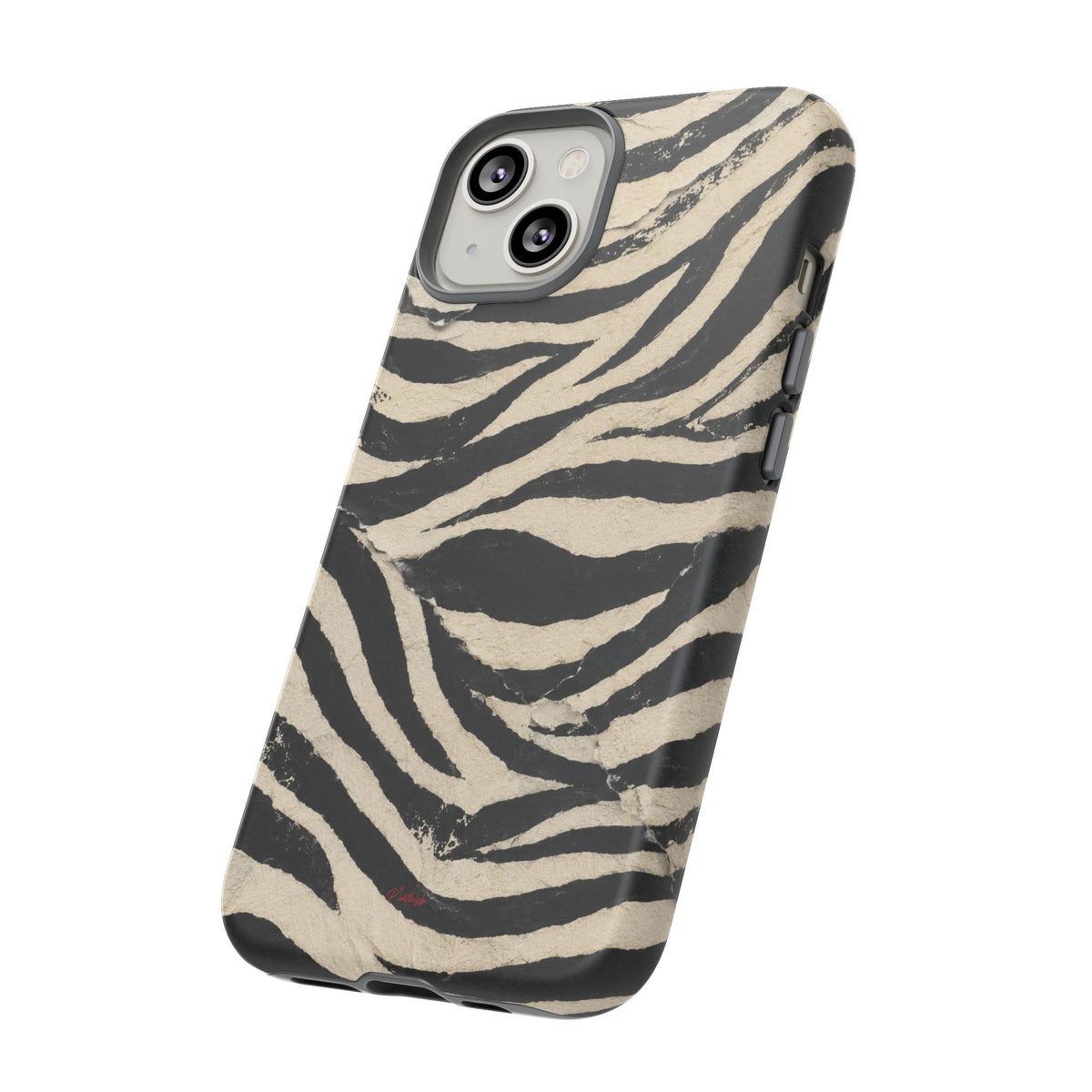 Wavy Peach & Mauve Tough Case