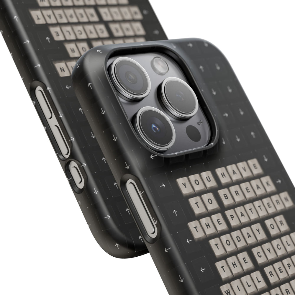 "Break the pattern" Keyboard Snap Case