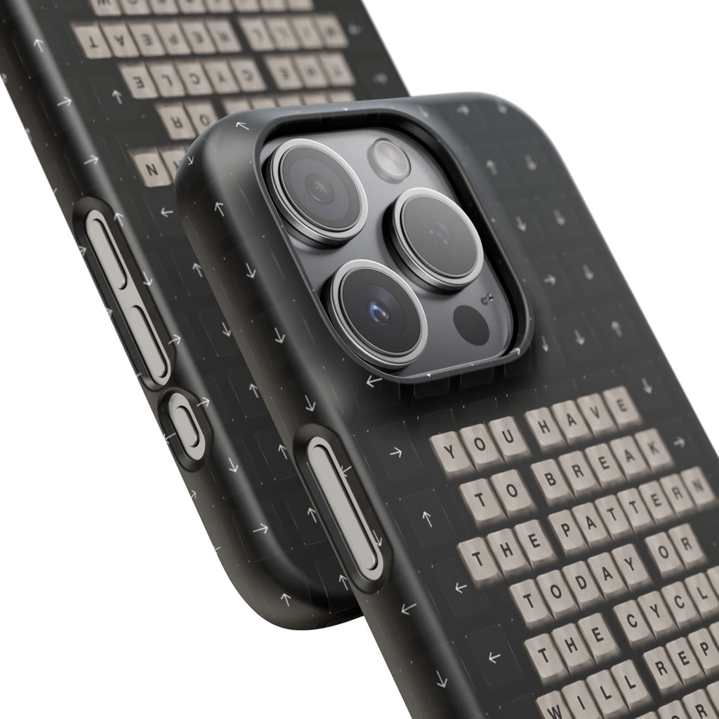 "Break the pattern" Keyboard Snap Case