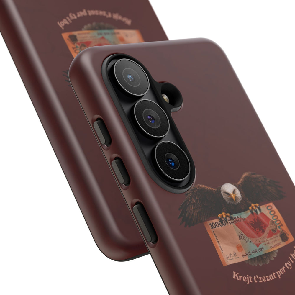 "Krejt t'zezat për ty i boj" Albanian Tough Phone Case