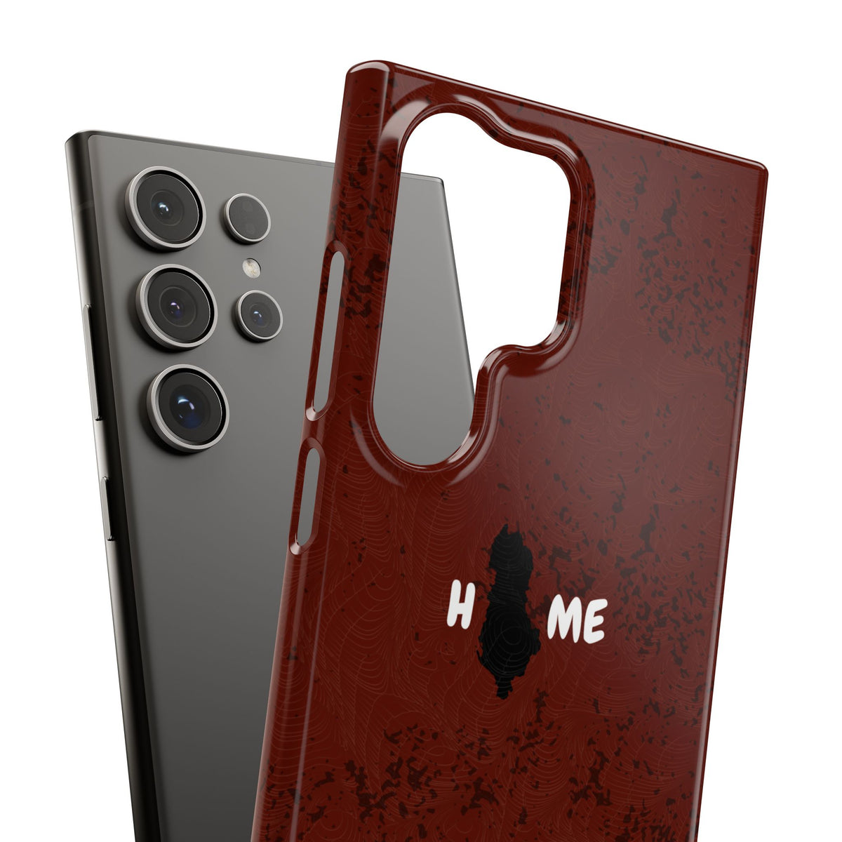 "HOME" Albania Snap Case