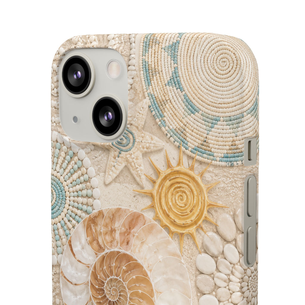 Coastal Seashell Snap Case