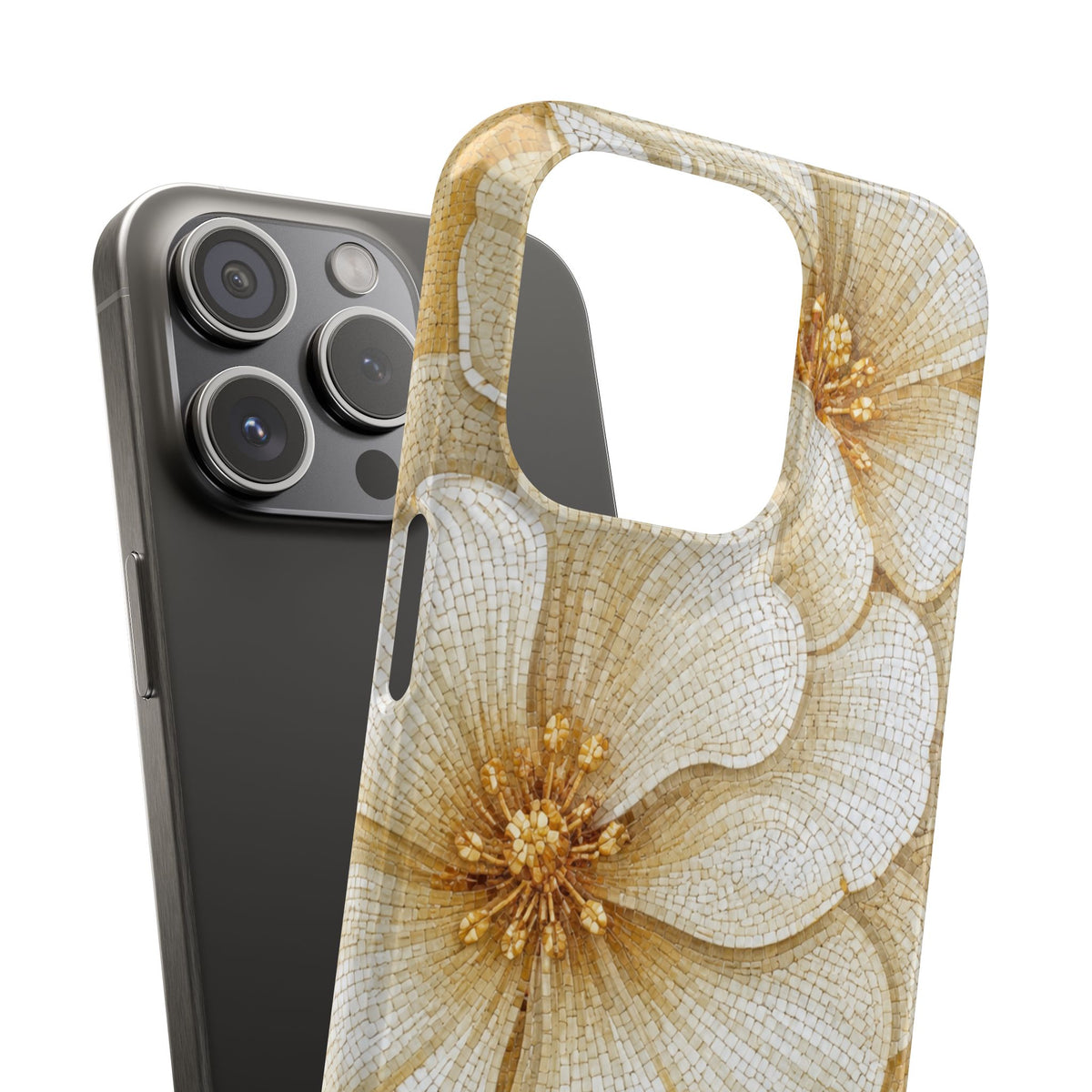 Floral Gold Bloom Snap Case
