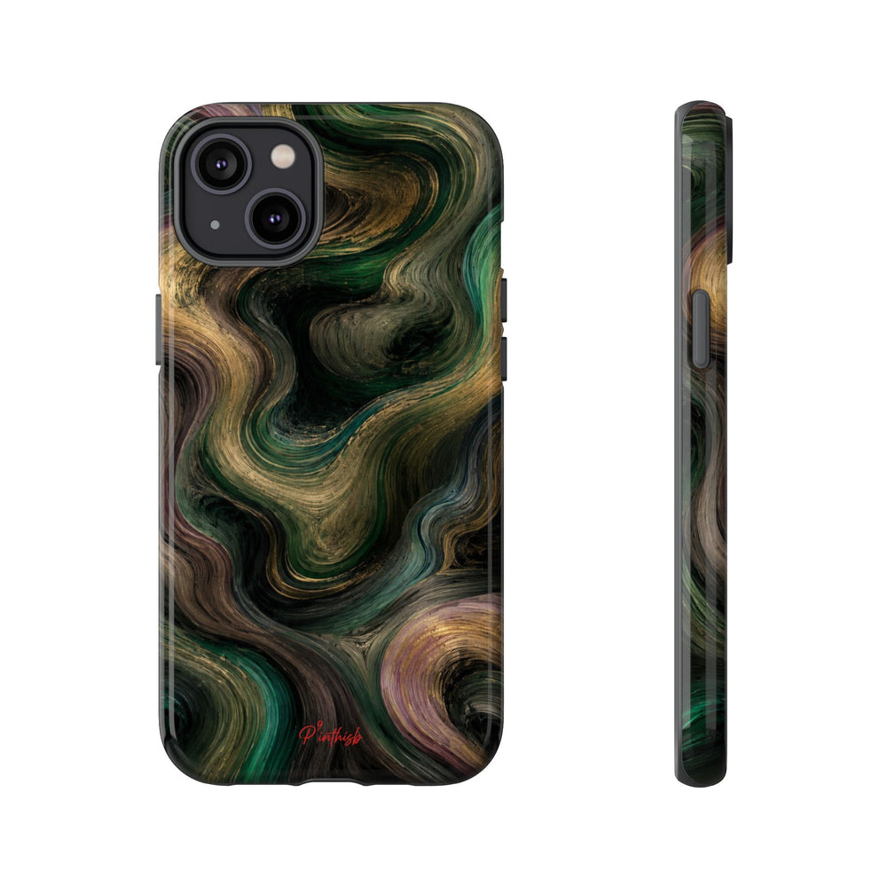 Marbled Forest Tough Phone Case