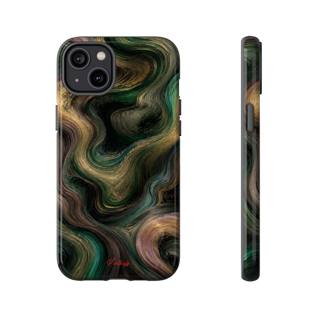 Marbled Forest Tough Phone Case