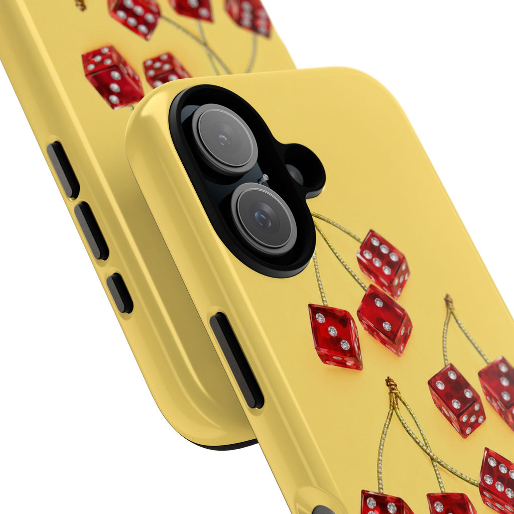 Cherry Dice Tough Phone Case
