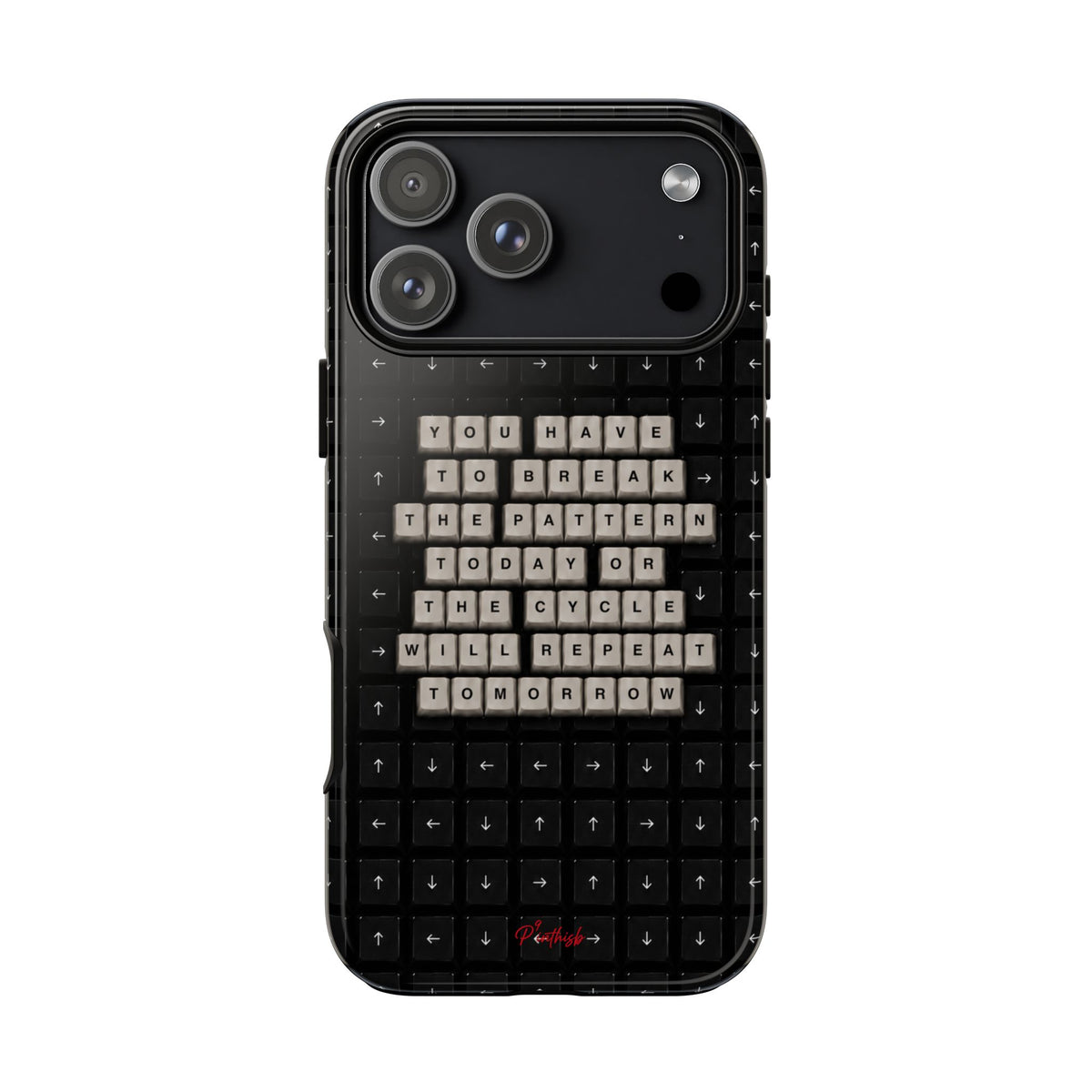 "Break the pattern" Keyboard Tough Case