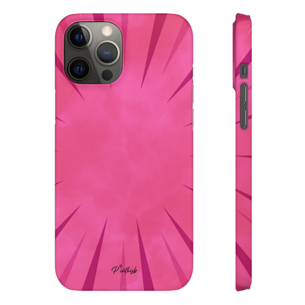 Pink Burst Snap Phone Case