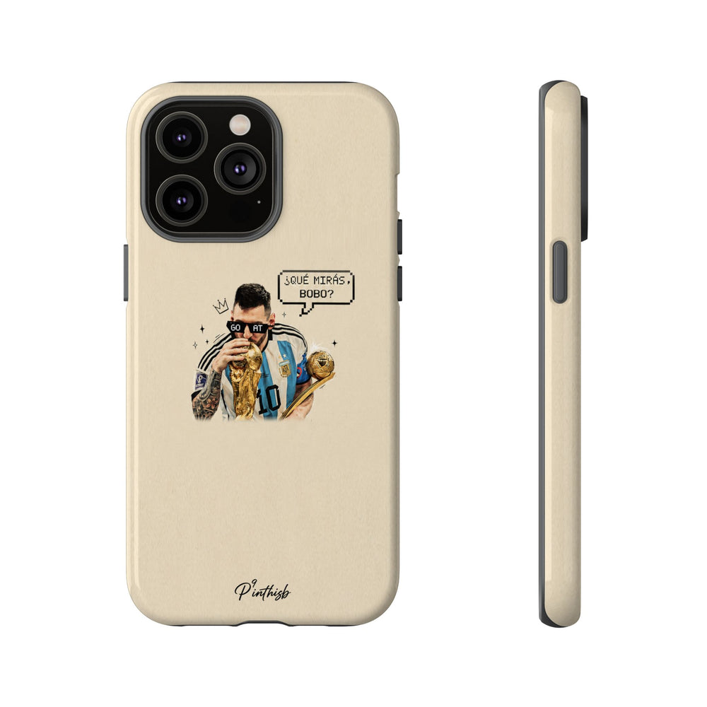 "G.O.A.T" Messi Tough Phone Case