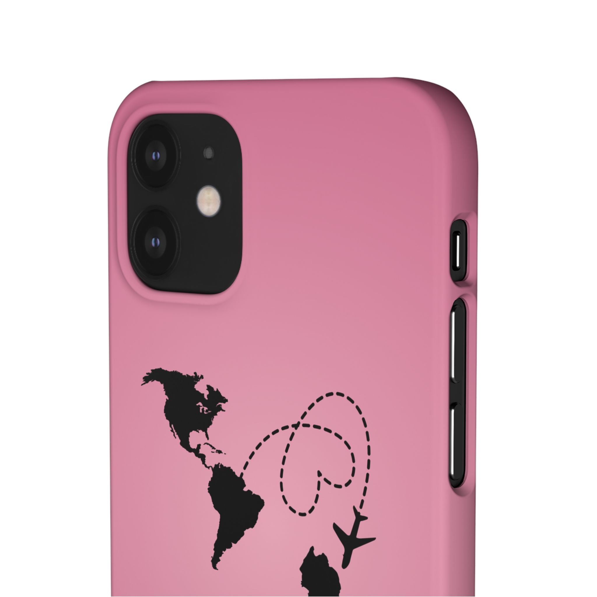 America to Albania Pink Snap Phone Case