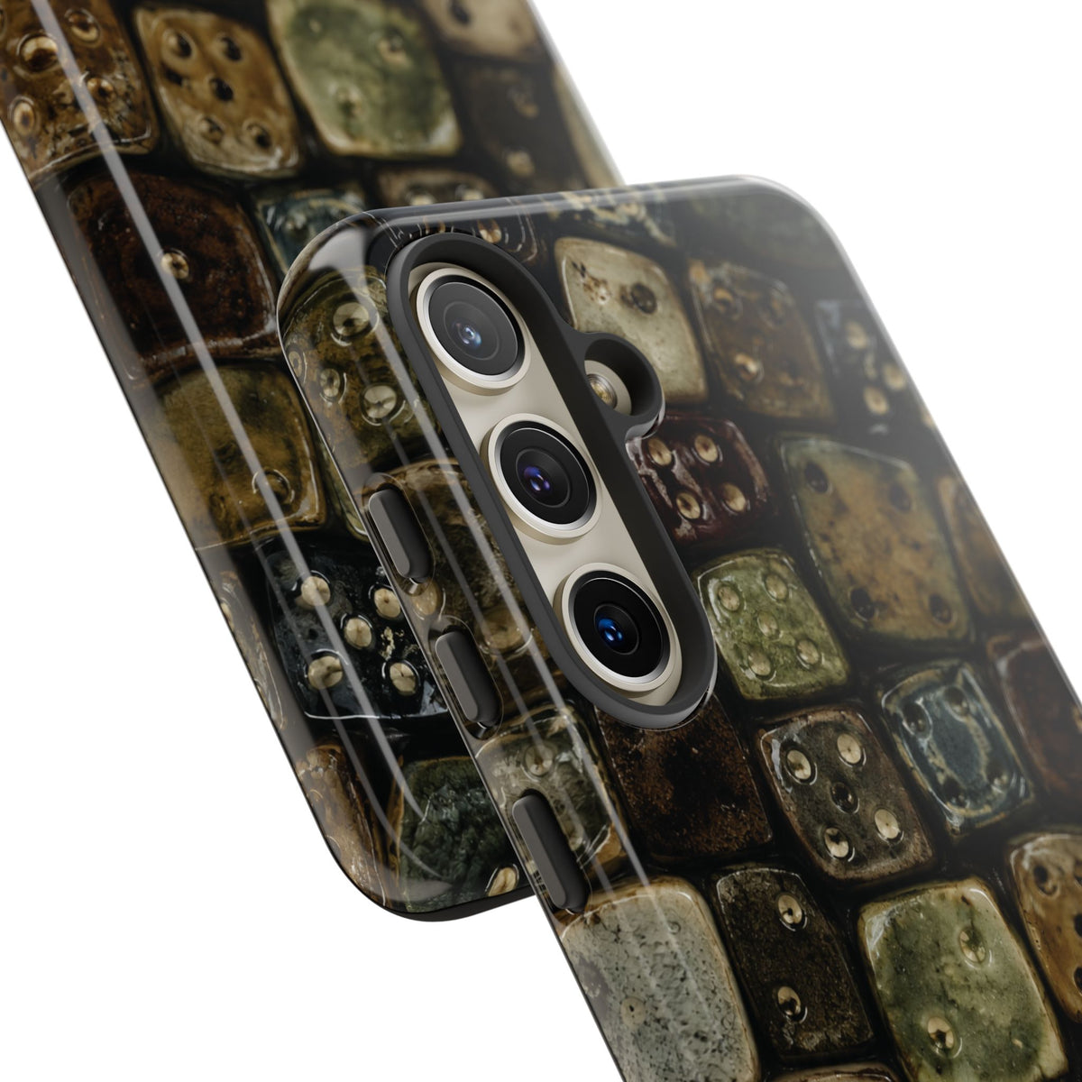 Vintage Dice Tile Phone Case