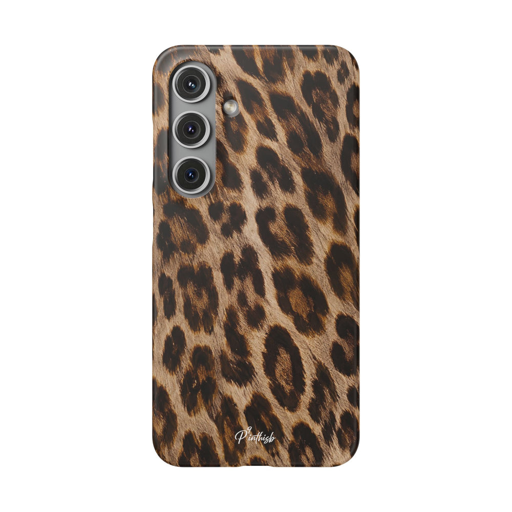 Leopard Print Snap Phone Case