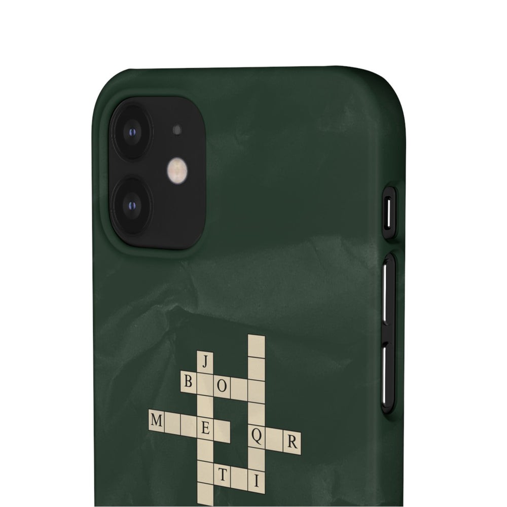 "JBMTQR crossword" Snap Phone Case