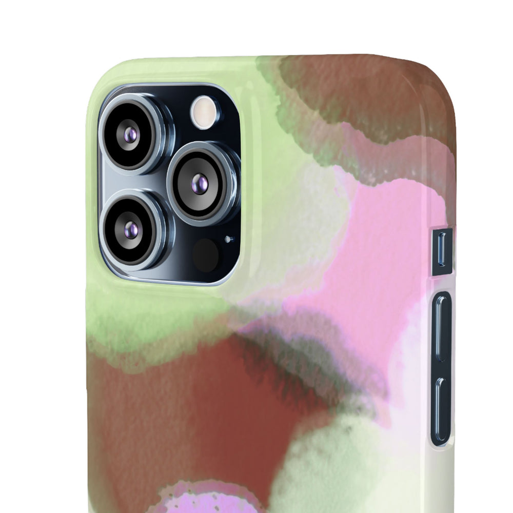 Abstract Pastel Camouflage Snap Phone Case