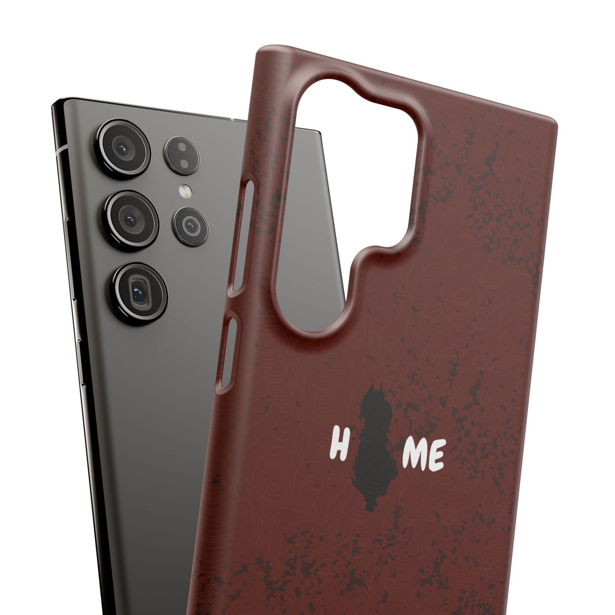 "HOME" Albania Snap Case