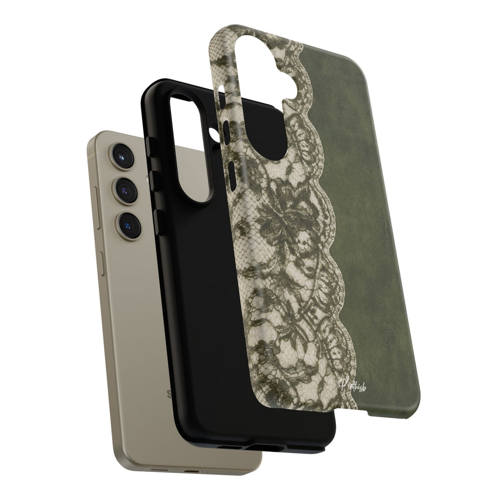 Olive Lace Tough Case