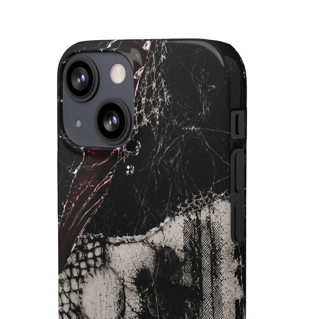 Midnight Static Snap Phone Case