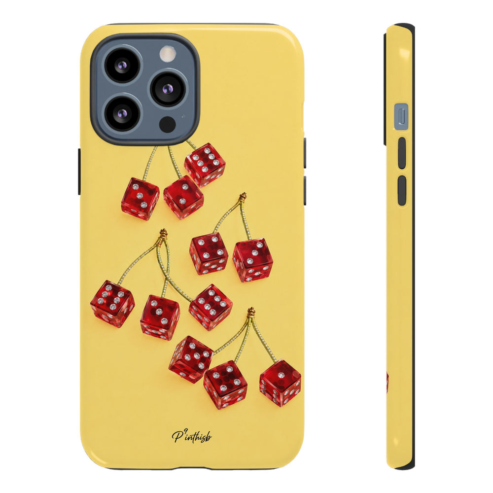 Cherry Dice Tough Phone Case