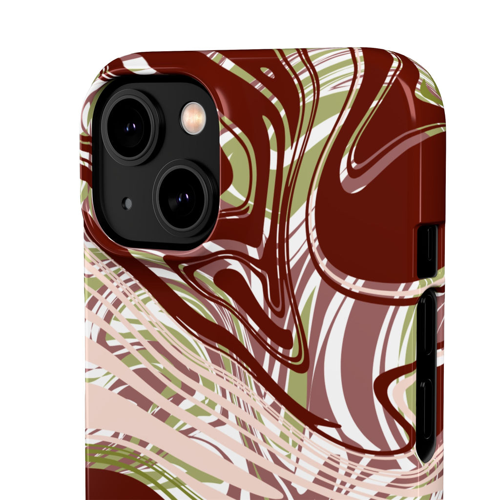 Abstract Marbled Snap Phone Case