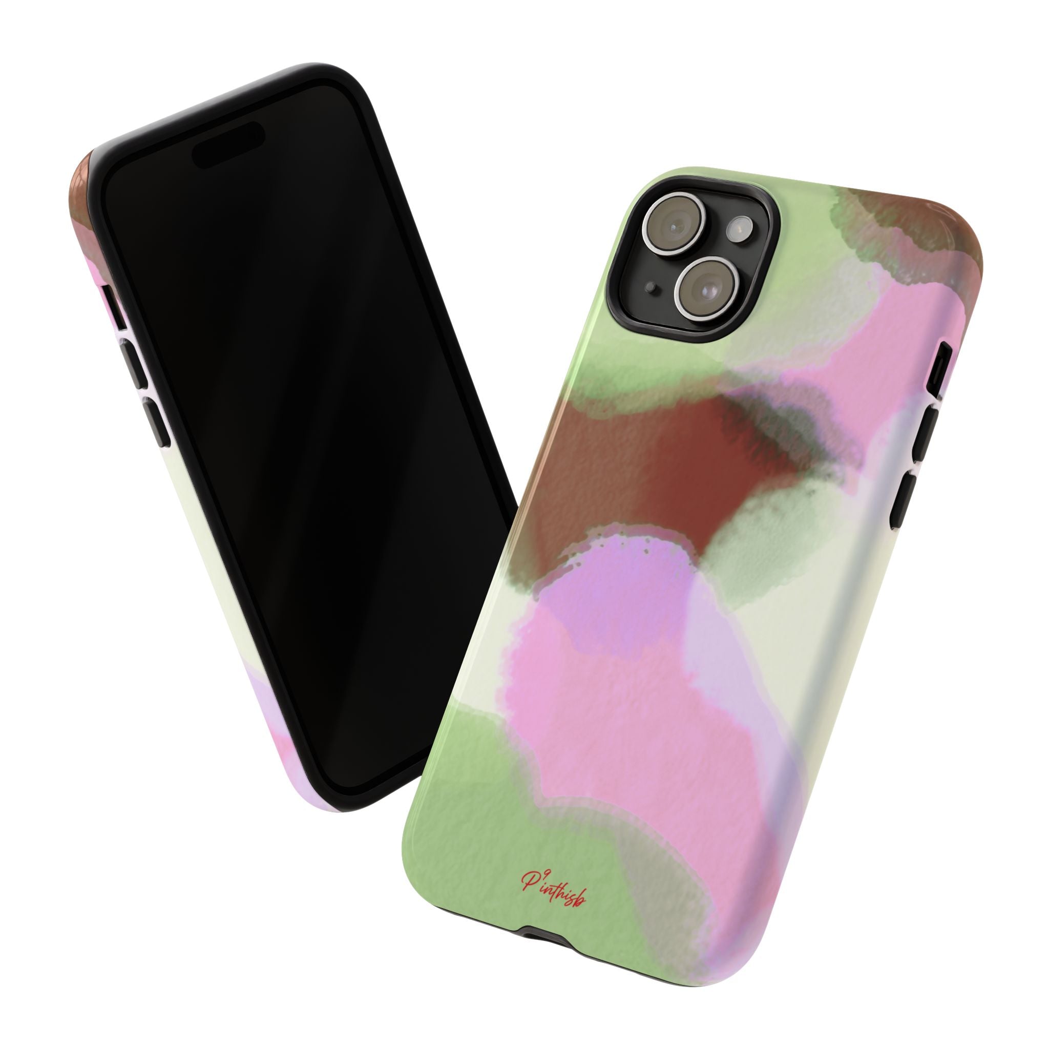 Abstract Pastel Camouflage Tough Phone Case