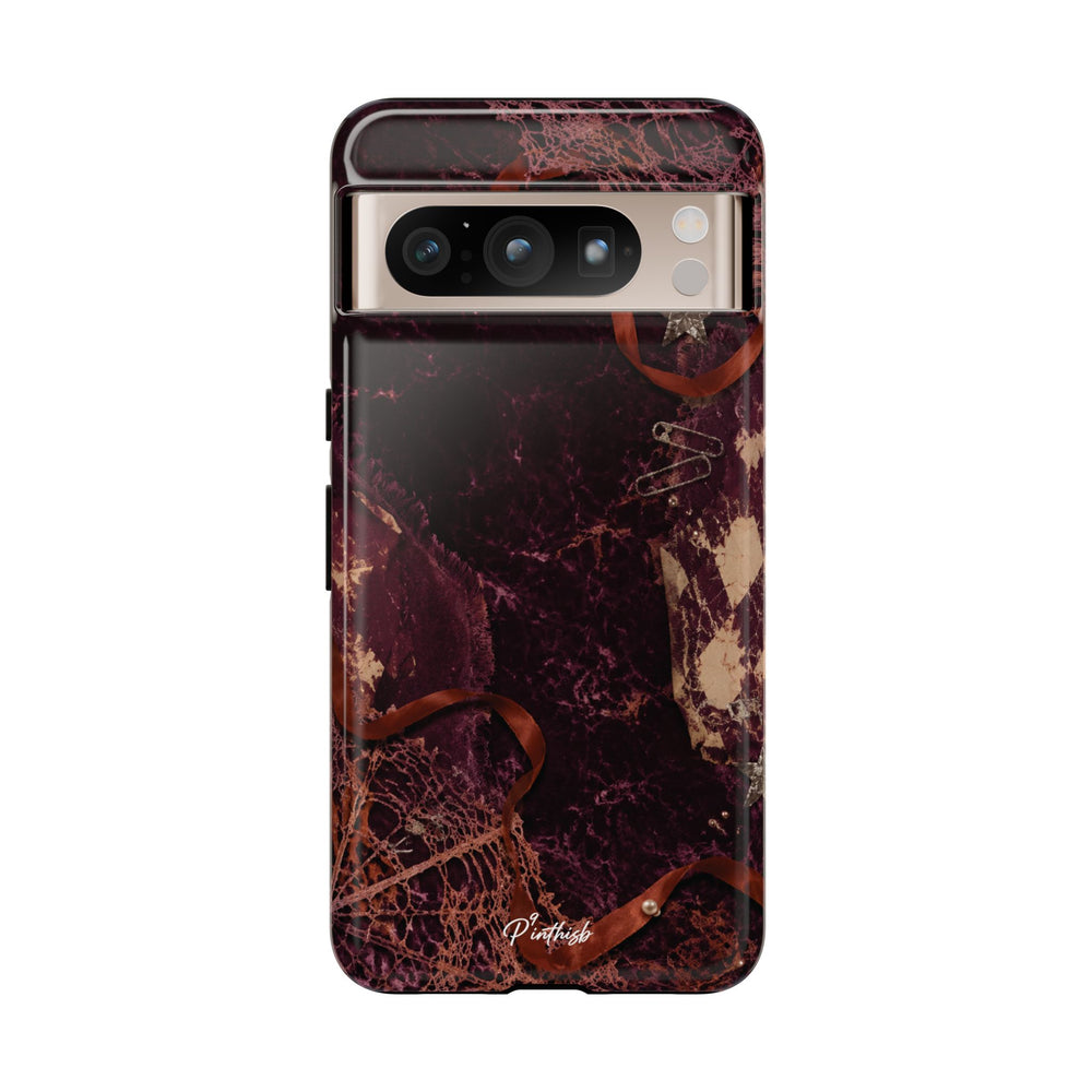Dark Maroon Vintage Tough Case