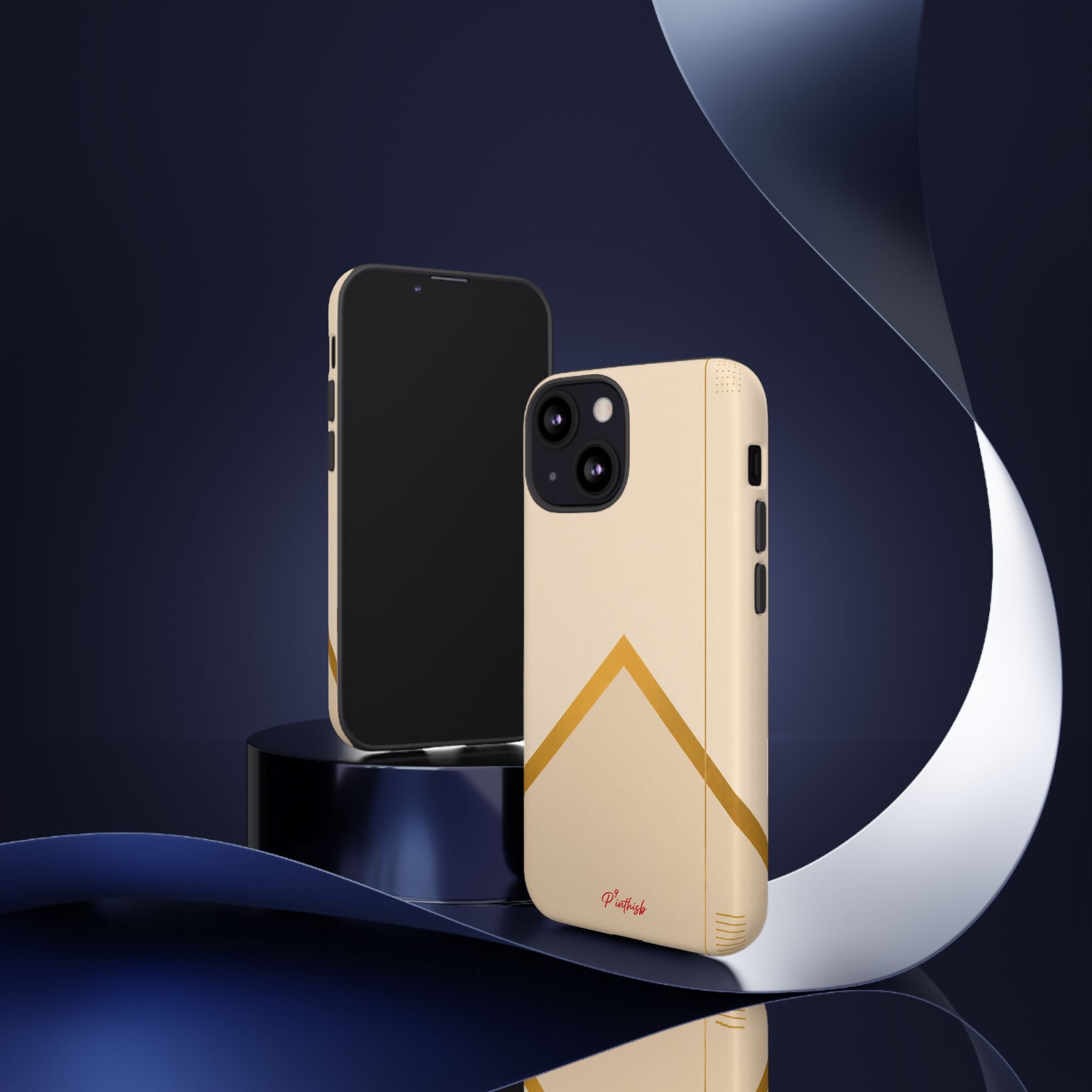 Gold Malboro Inspired Tough Phone Case