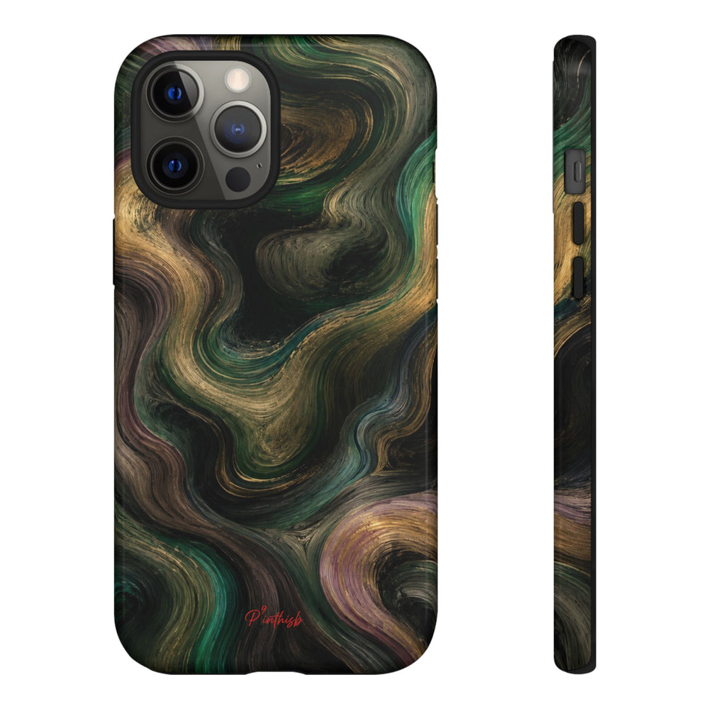 Marbled Forest Tough Phone Case