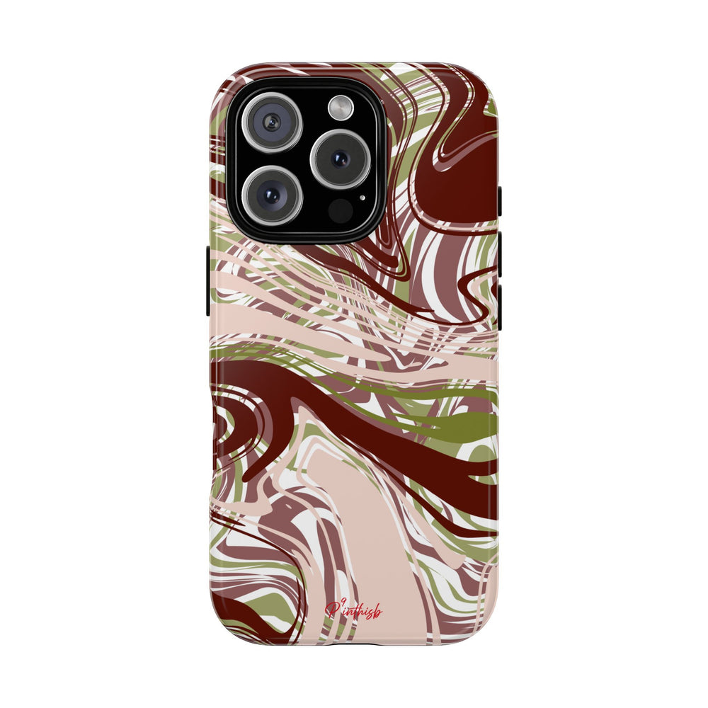 Abstract Marbled Tough Phone Case