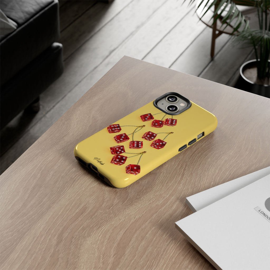 Cherry Dice Tough Phone Case