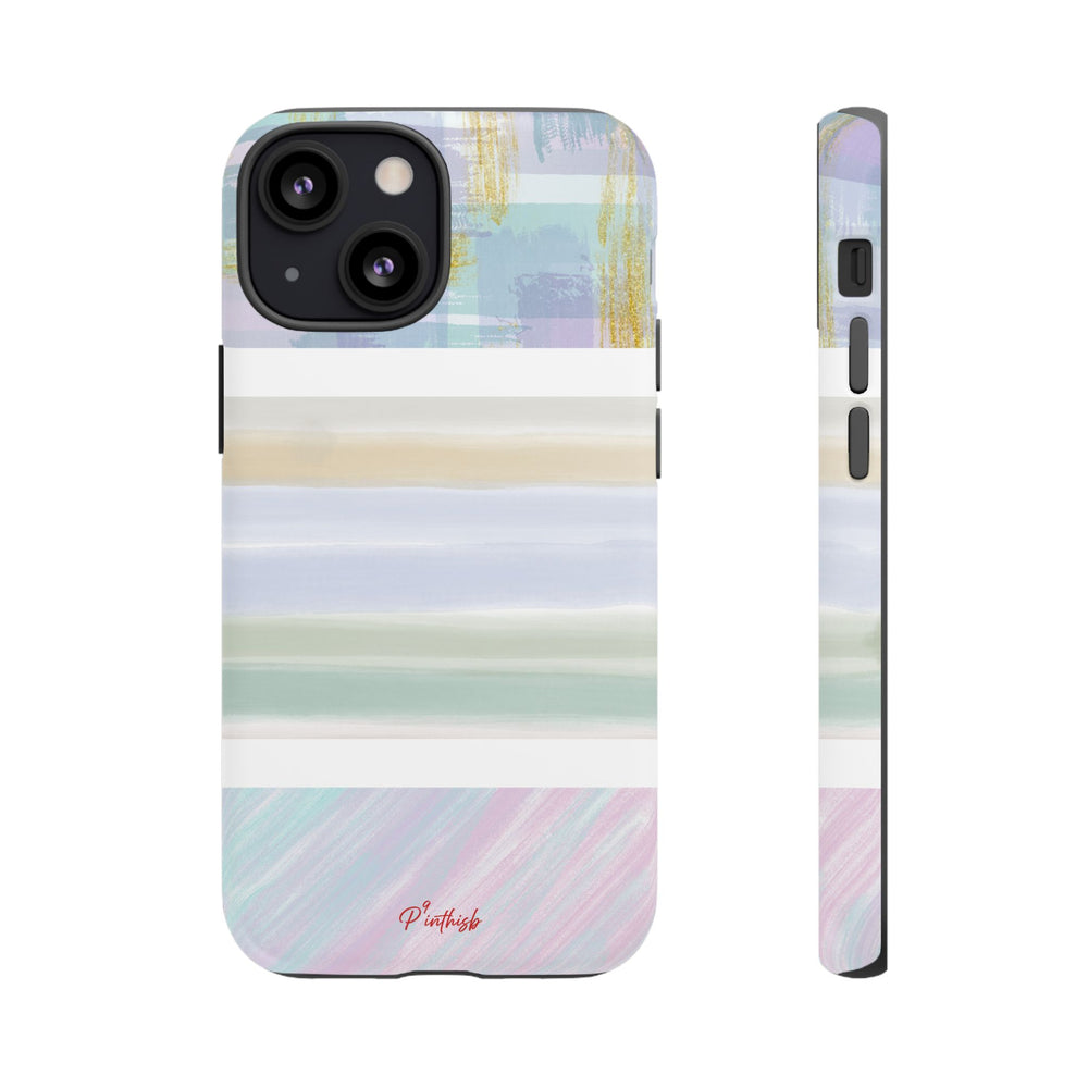 Pastel Stripe Tough Phone Case