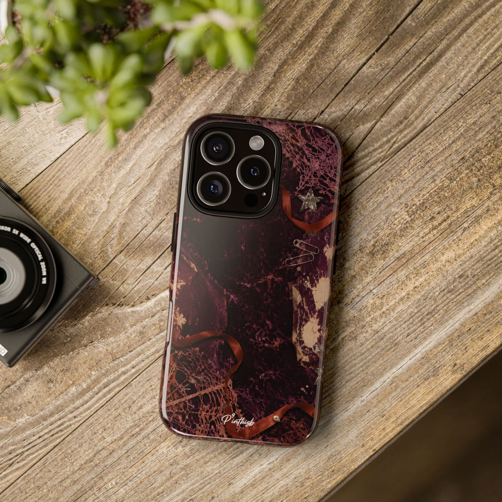 Dark Maroon Vintage Tough Case