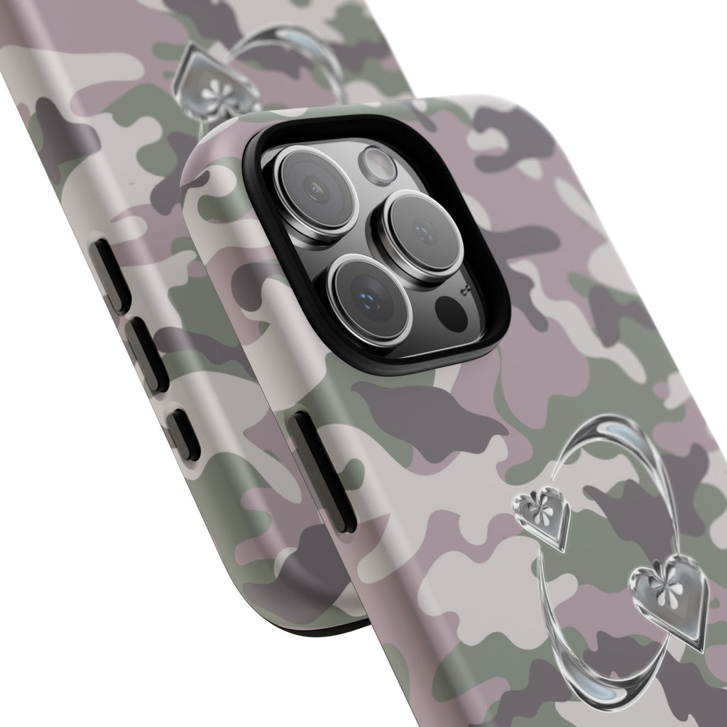 Camouflage Heart Tough Phone Case