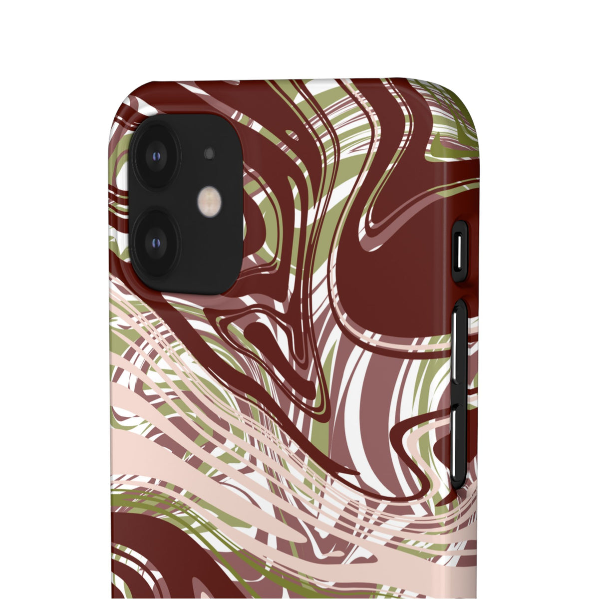 Abstract Marbled Snap Phone Case