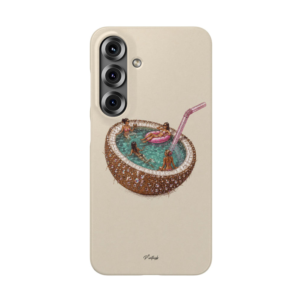 Coconut Pool Snap Phone Case