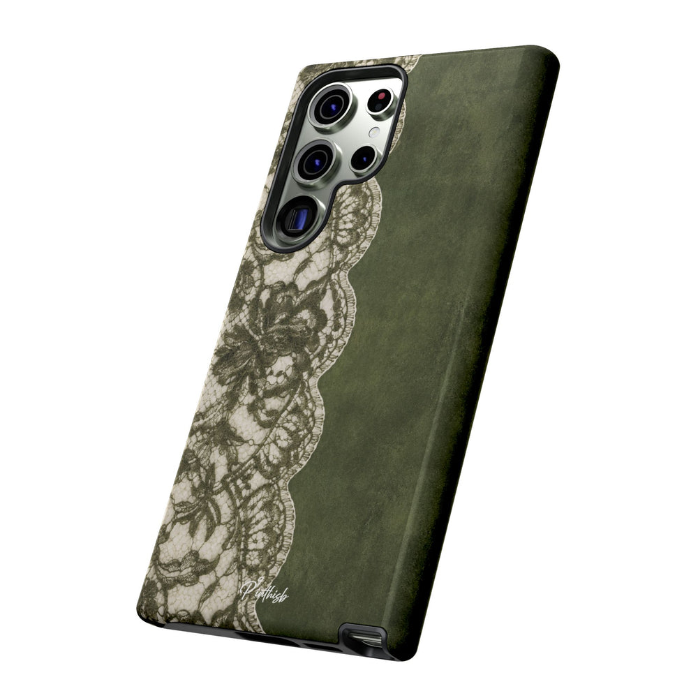 Olive Lace Tough Case