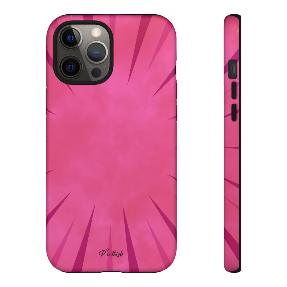 Pink Burst Tough Phone Case