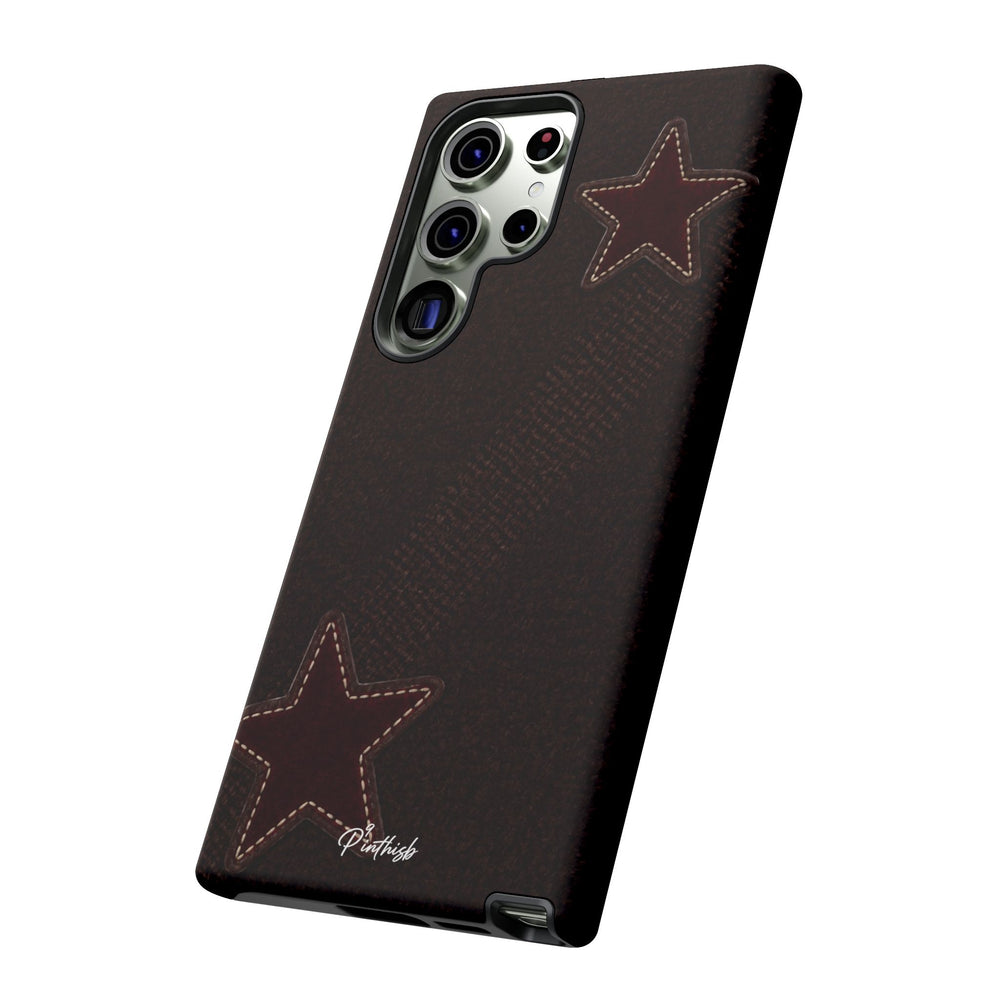 Rustic Stitched Star Phone Case