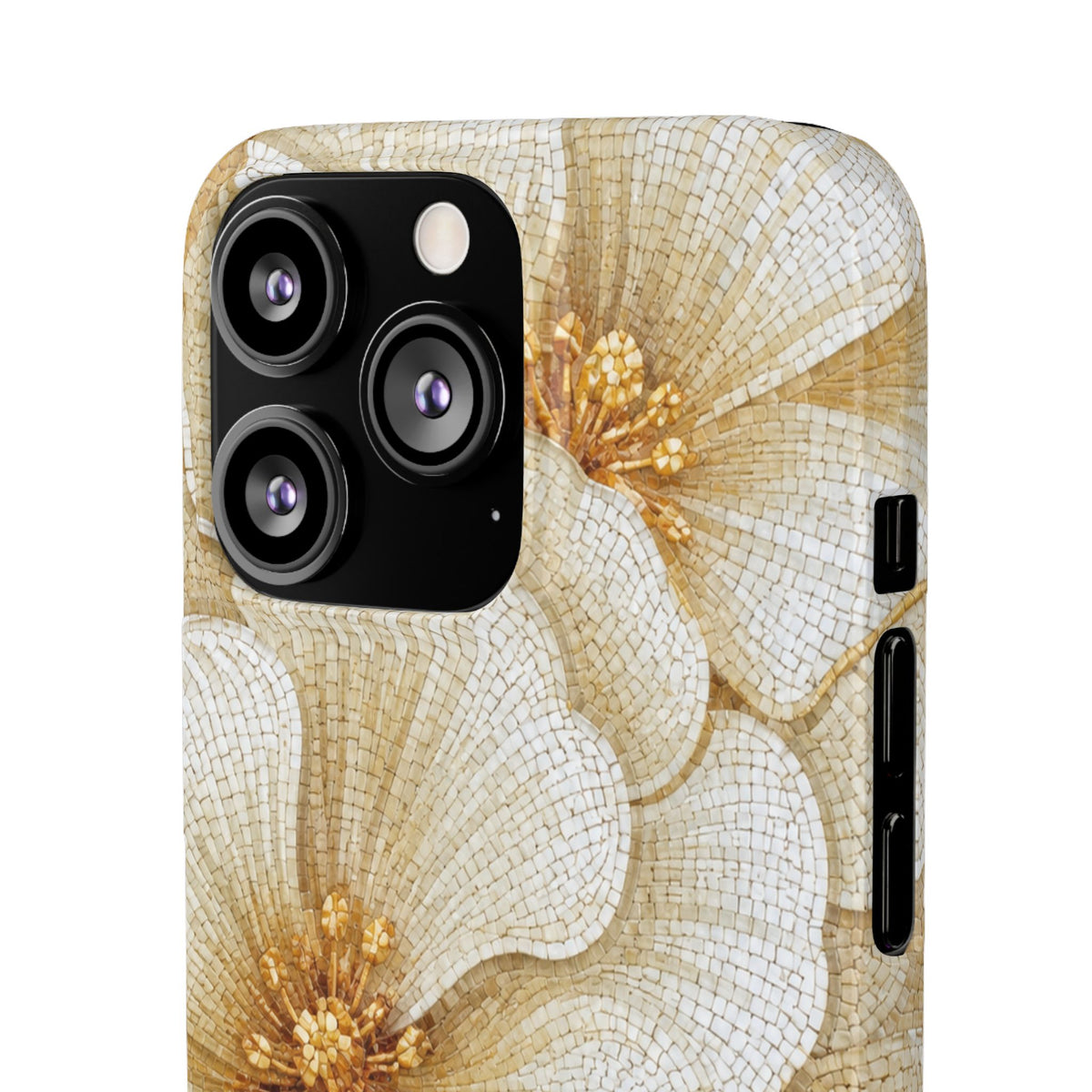Floral Gold Bloom Snap Case