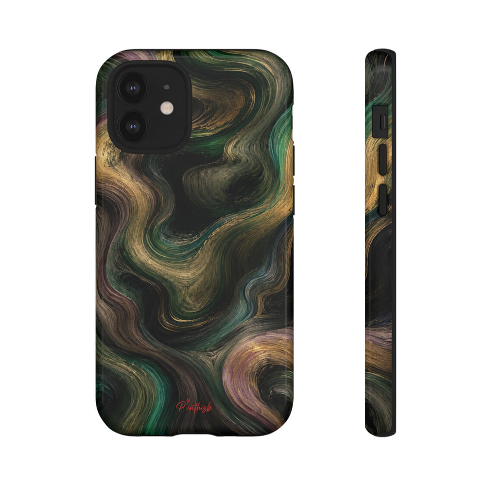 Marbled Forest Tough Phone Case