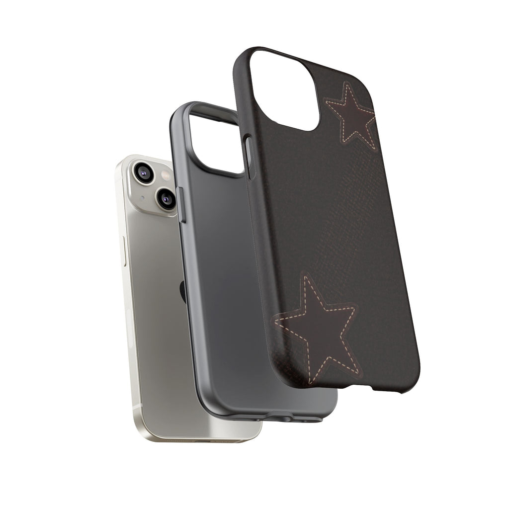 Rustic Stitched Star Phone Case