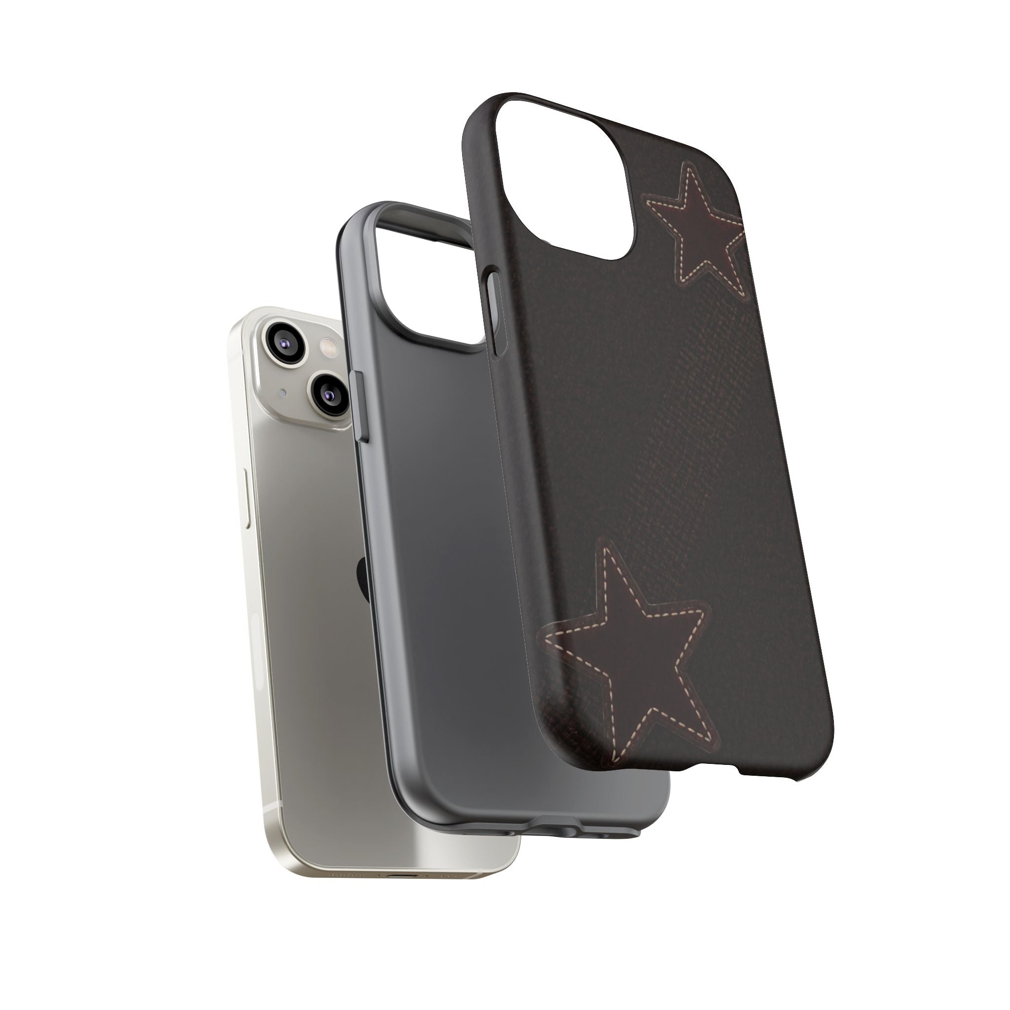 Rustic Stitched Star Phone Case