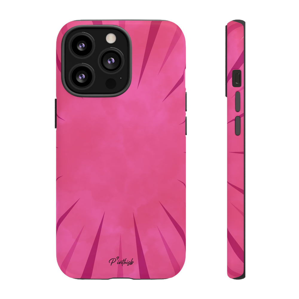 Pink Burst Tough Phone Case