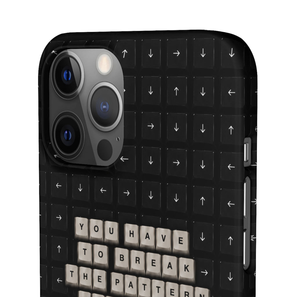 "Break the pattern" Keyboard Snap Case