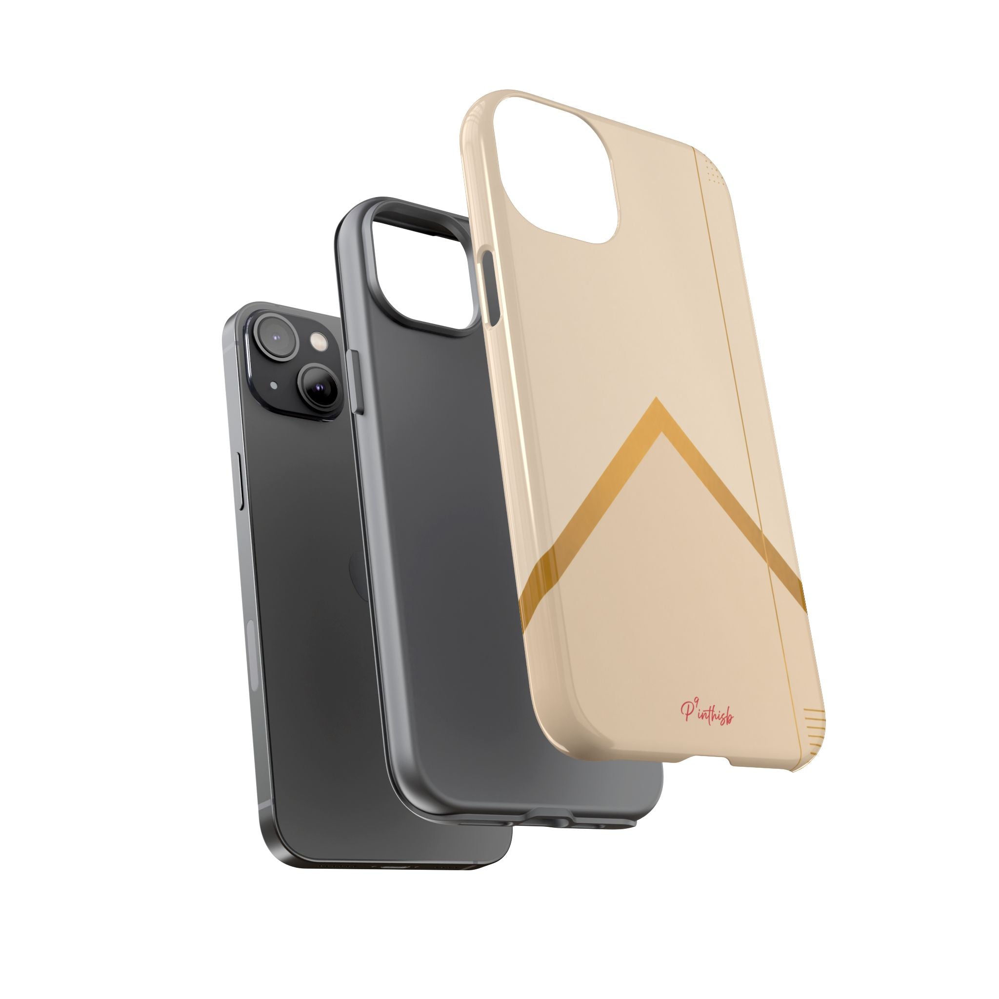 Gold Malboro Inspired Tough Phone Case