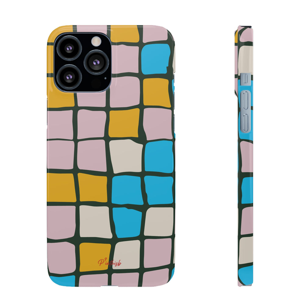 Color Grid Snap Phone Case