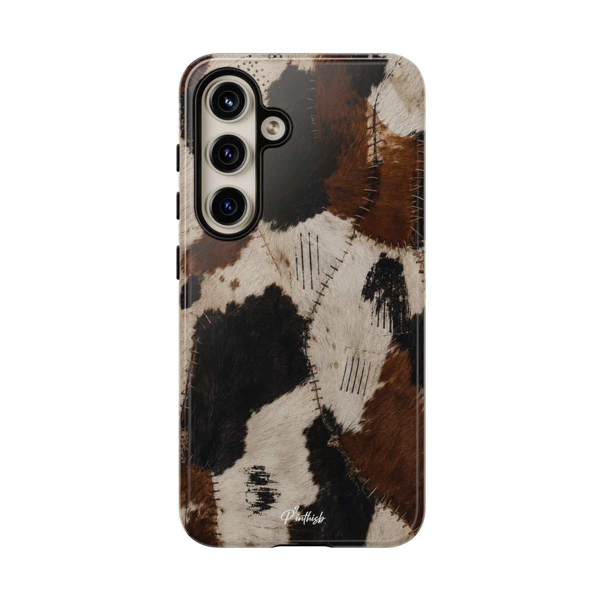 Brown & Black Animal Print Tough Case