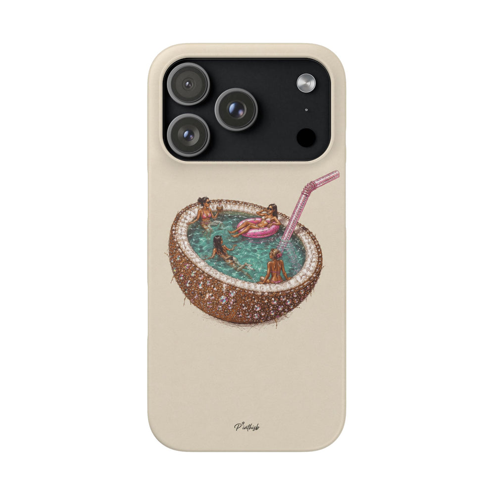 Coconut Pool Snap Phone Case