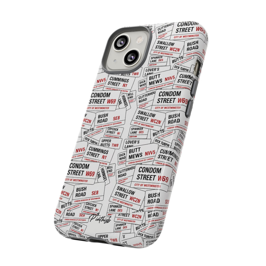 Cheeky London Street Signs Phone Case