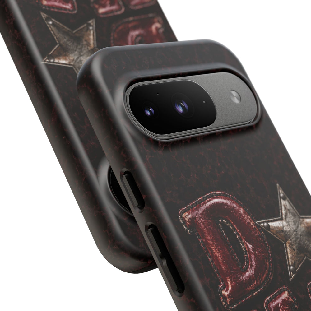 Geometric Blue Diamond Tough Phone Case